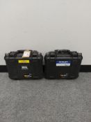 (2) Peli 1400 Waterproof Cases