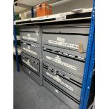 (2) Steel Four Drawer Filing Cabinets
