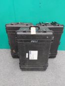 (3) Peli 1650 Waterproof Cases