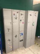 (5) Banks of Bisley 2-Door Locker Units