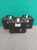(3) Peli 1550 Waterproof Cases