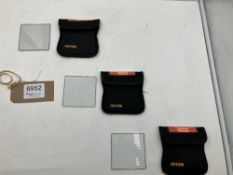(3) Tiffen 4X4 Black Pro-Mist Filter Kit