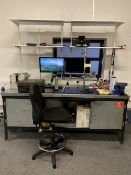 Steel Framed Engineering Workbench And Contents