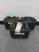 (3) Peli 1300 WaterproofCases