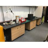 Kitchen workbench and contents