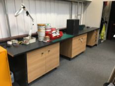 Kitchen workbench and contents