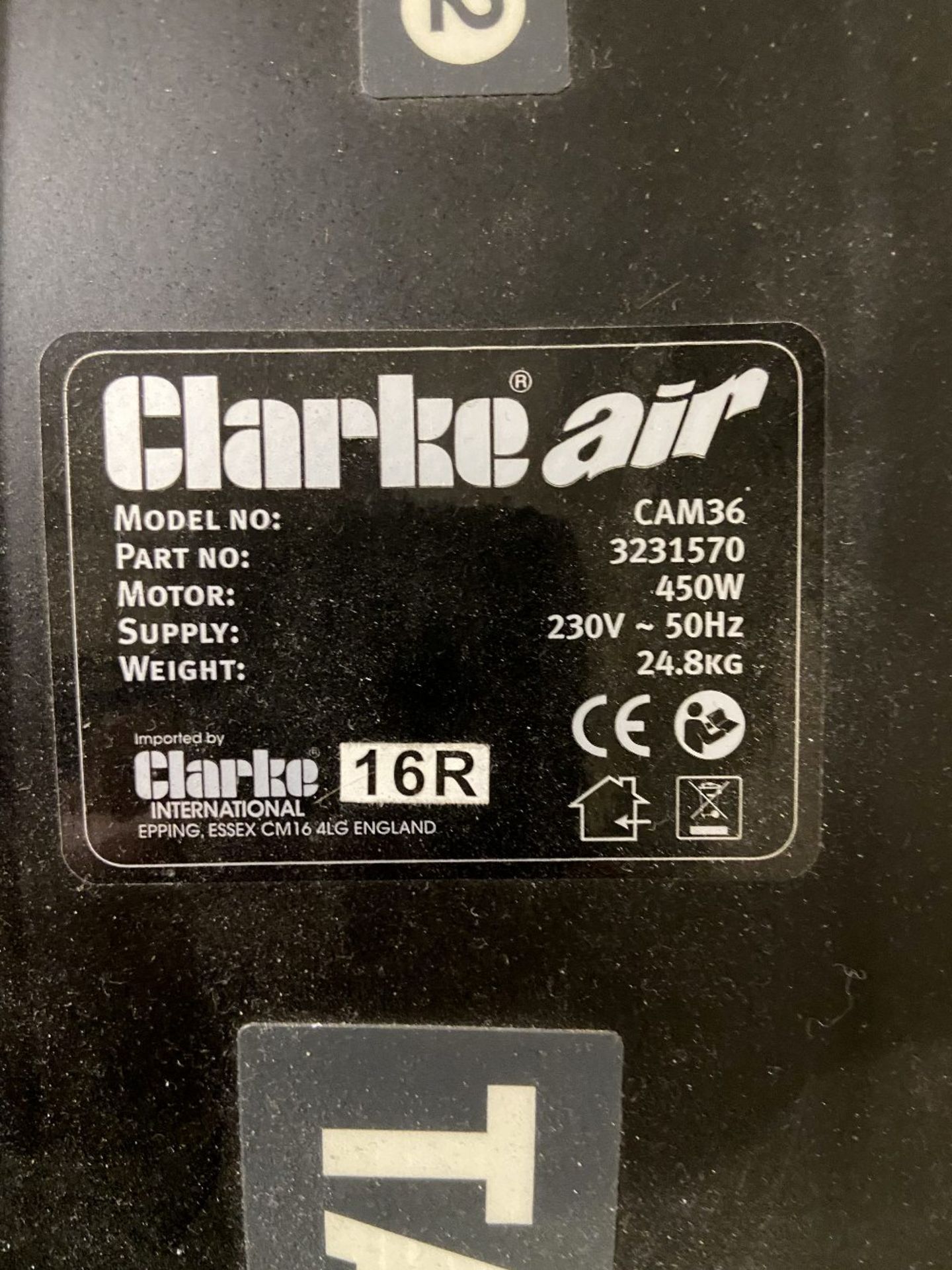 Clarke Air 36'' Large Industrial Fan - Image 2 of 2