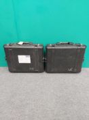 (2) Peli 1600 Waterproof Cases