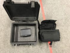 TomTom satnav with mounting bracket, lightweight carry case and protective case