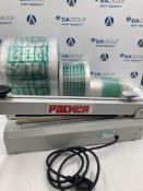 Packer P300/C heat sealer with material infeed roller