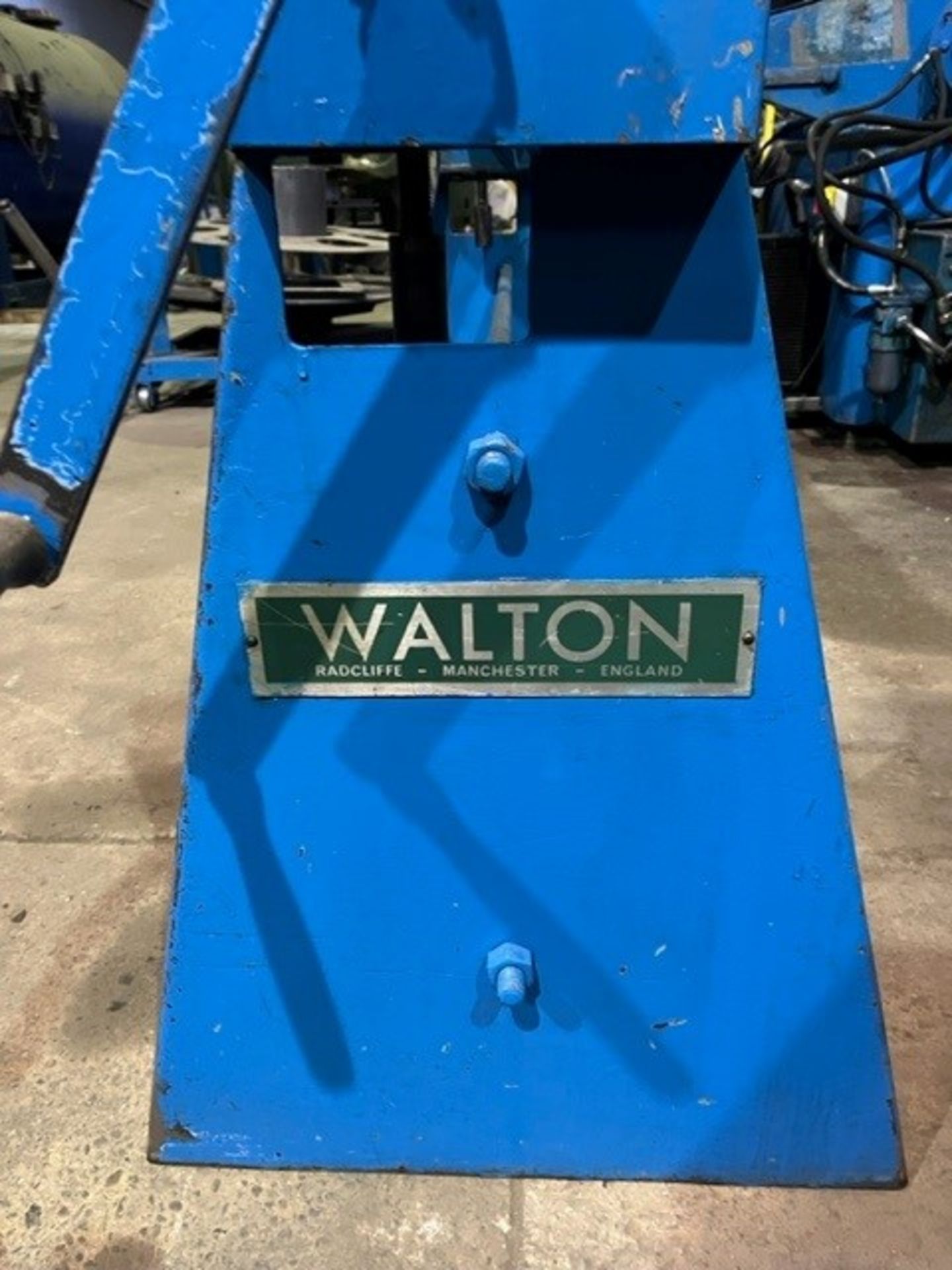 Walton 50" x 3" Hand operated bending Rolls - Image 5 of 6