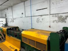 Hayes Rollformer fitted with 10 x 3" corrugated roof sheet tooling