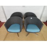 (4) Rotating cushioned chairs