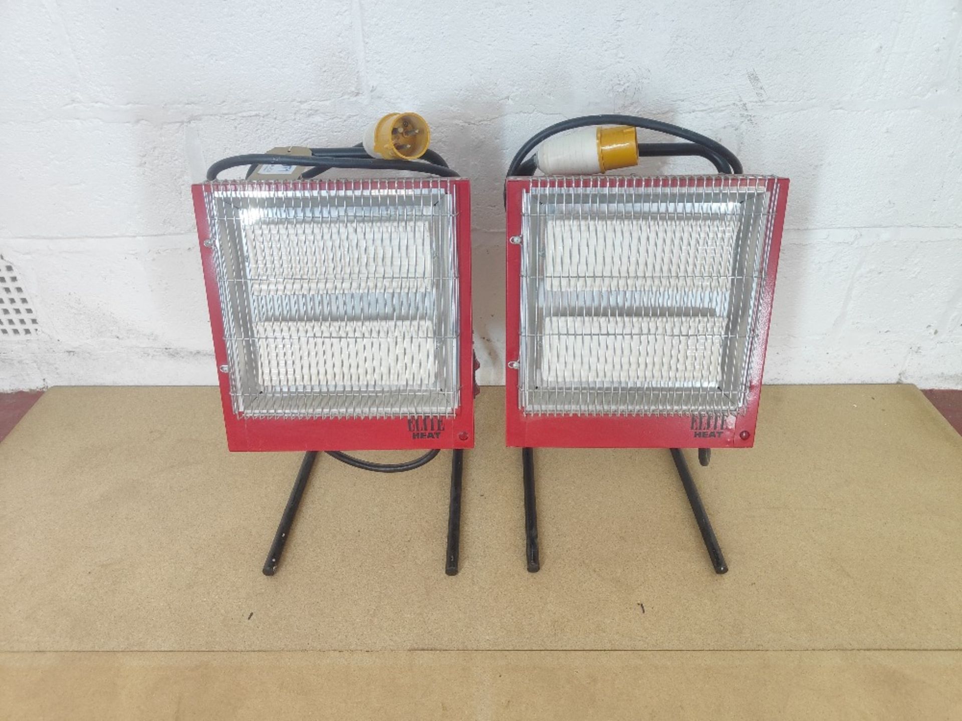 (2) 110V Elite Heat portable infared heaters