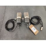 (2) T Bone RB500 microphones