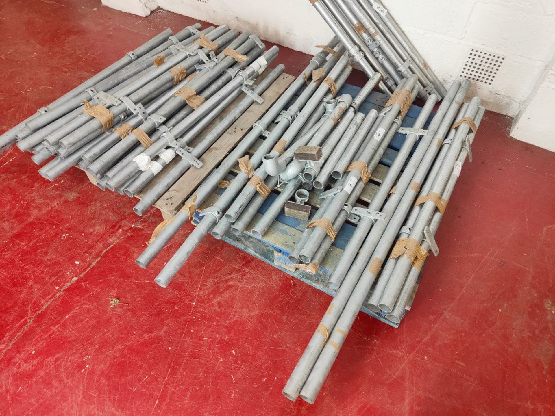 Large Quantity of reclaimed scaffolding and boards forming components of office desks - Image 12 of 19