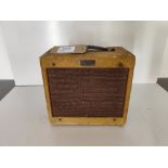 Small vintage Fender Champ amplifier