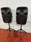 Vonyx VPS152A 15" Speaker set with stands