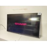 Sharp LC-43CFF5111K television with power cord