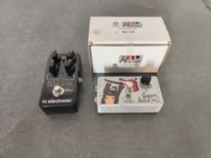 Zvex effects boost vexer and TC Electronics distortion pedal