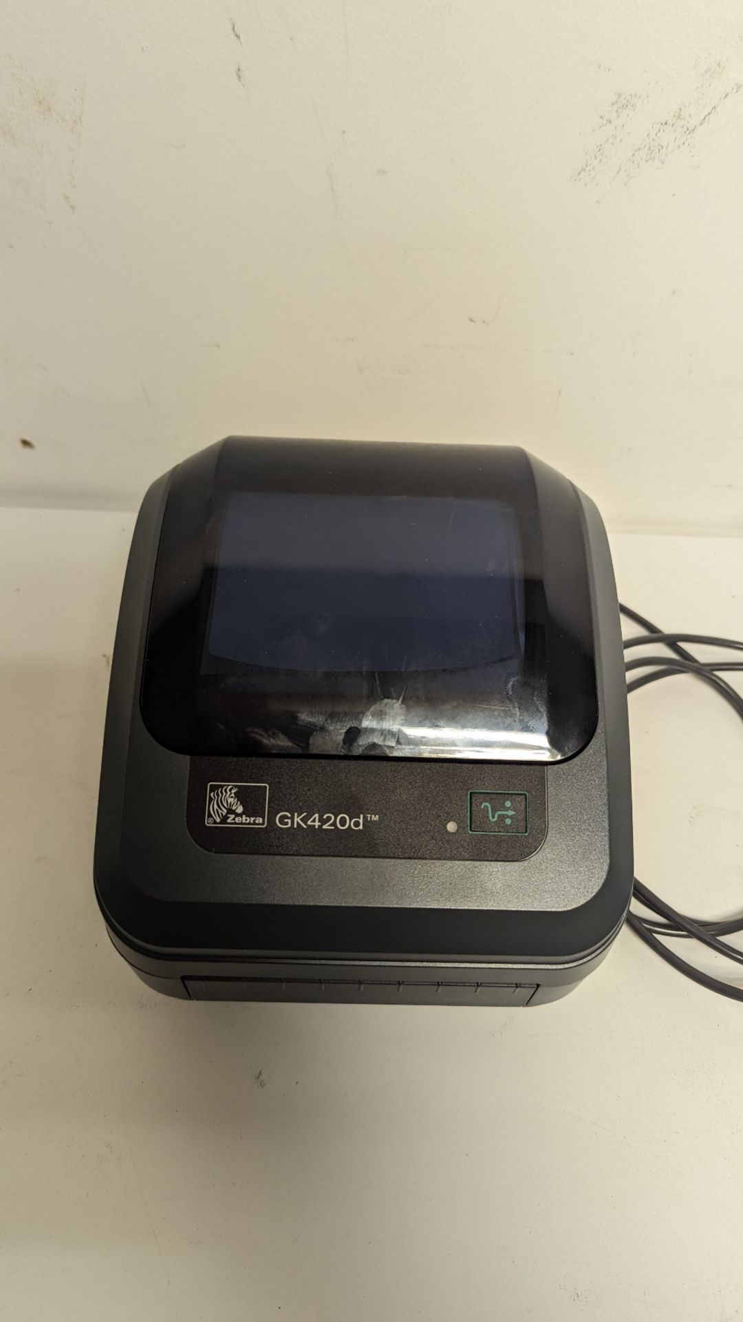 Zebra GK420d label printer with power adaptor - Image 2 of 3