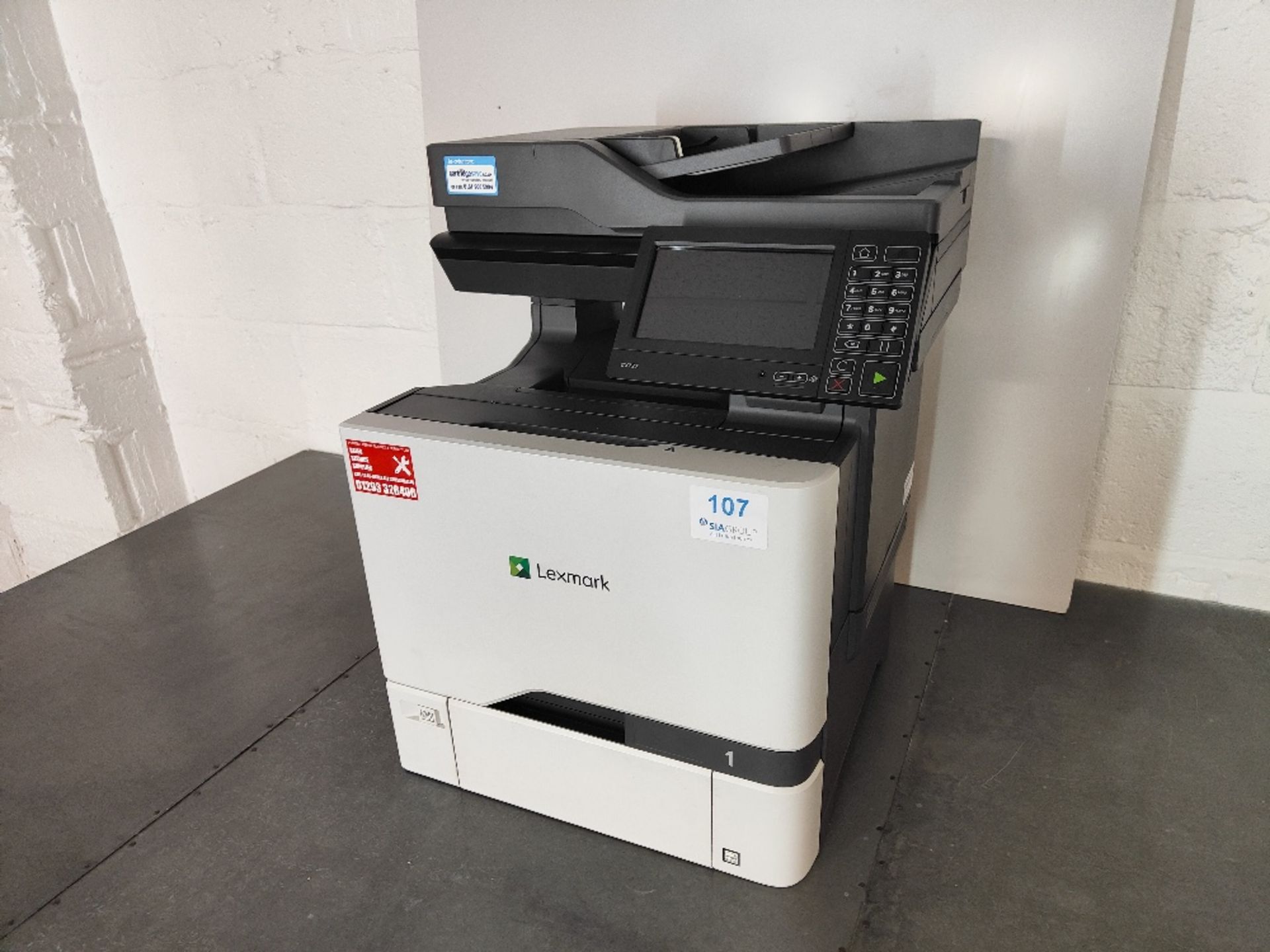 Lexmark CX727 multifunction laser printer - Image 3 of 6