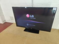 LG 47LD450-ZA television with power cord