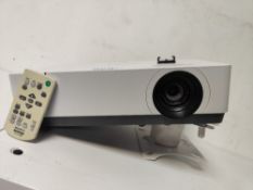 Sony VPL-EX435 projector with remote control