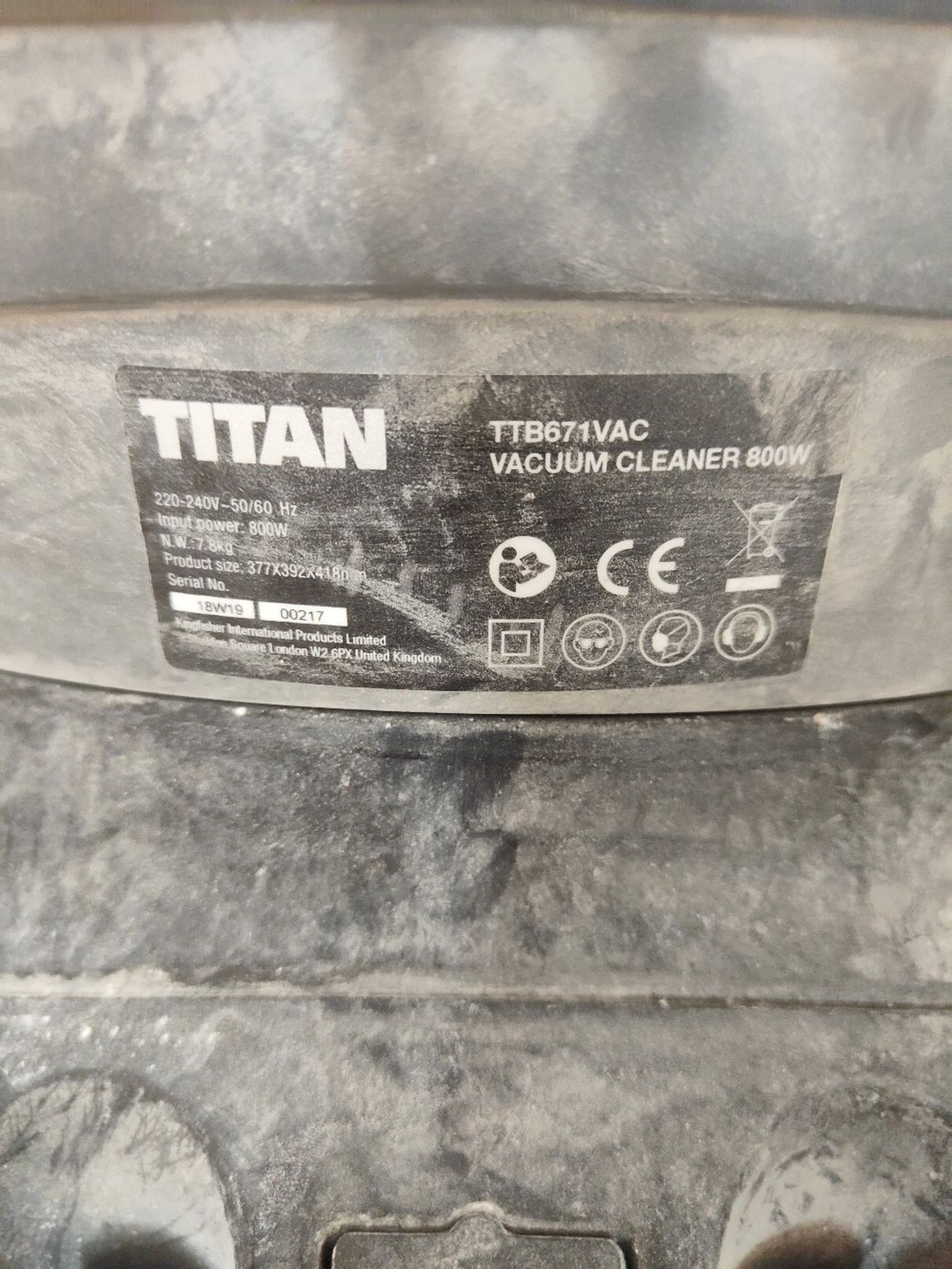 Titan TTB671VAC vacuum cleaner - Image 6 of 6