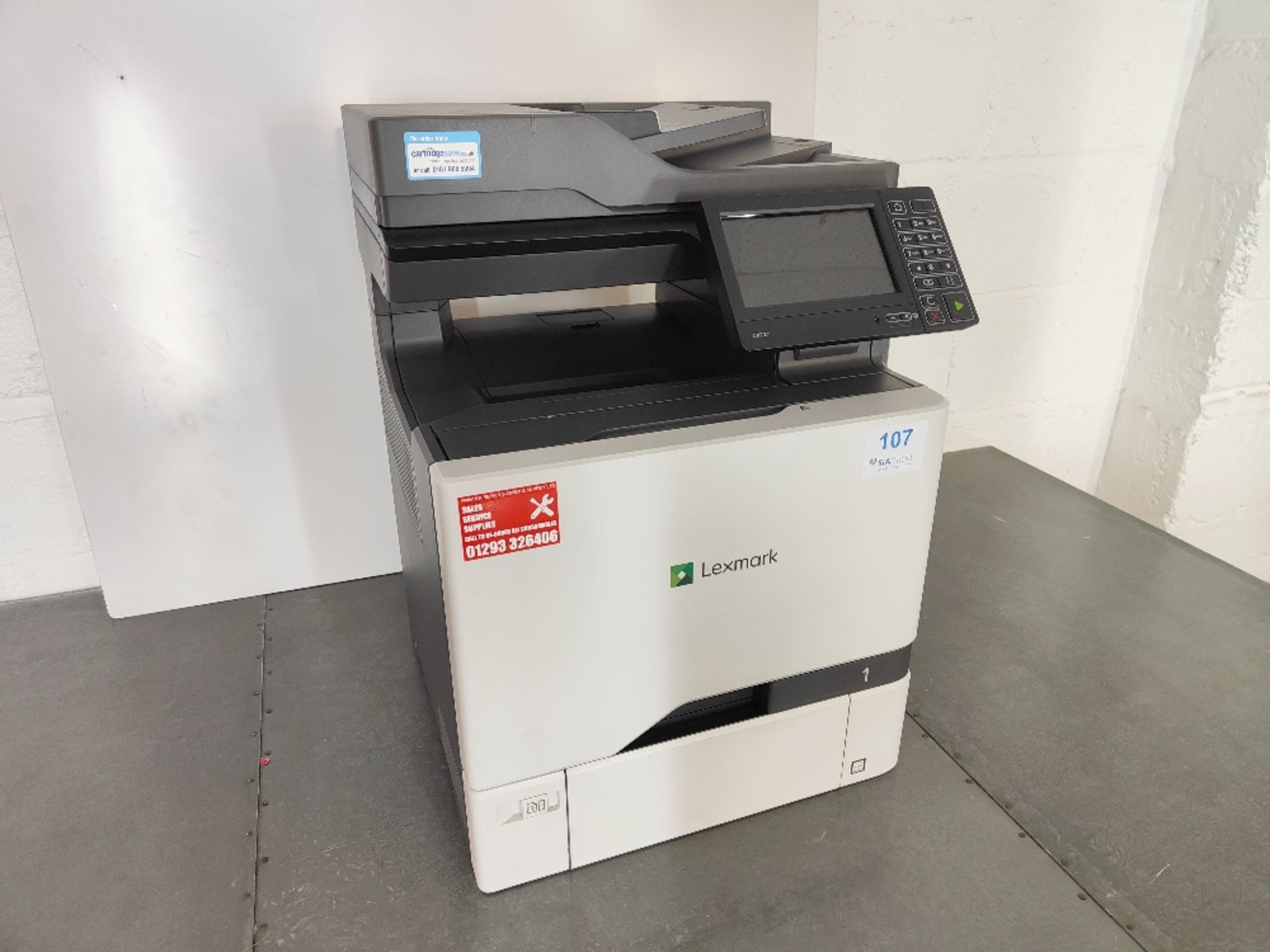 Lexmark CX727 multifunction laser printer - Image 2 of 6