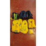 (20) Life jackets to include: (12) Crew Safe and Compass Compact II Life jackets and (8) Demonstrati