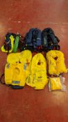 (20) Life jackets to include: (12) Crew Safe and Compass Compact II Life jackets and (8) Demonstrati