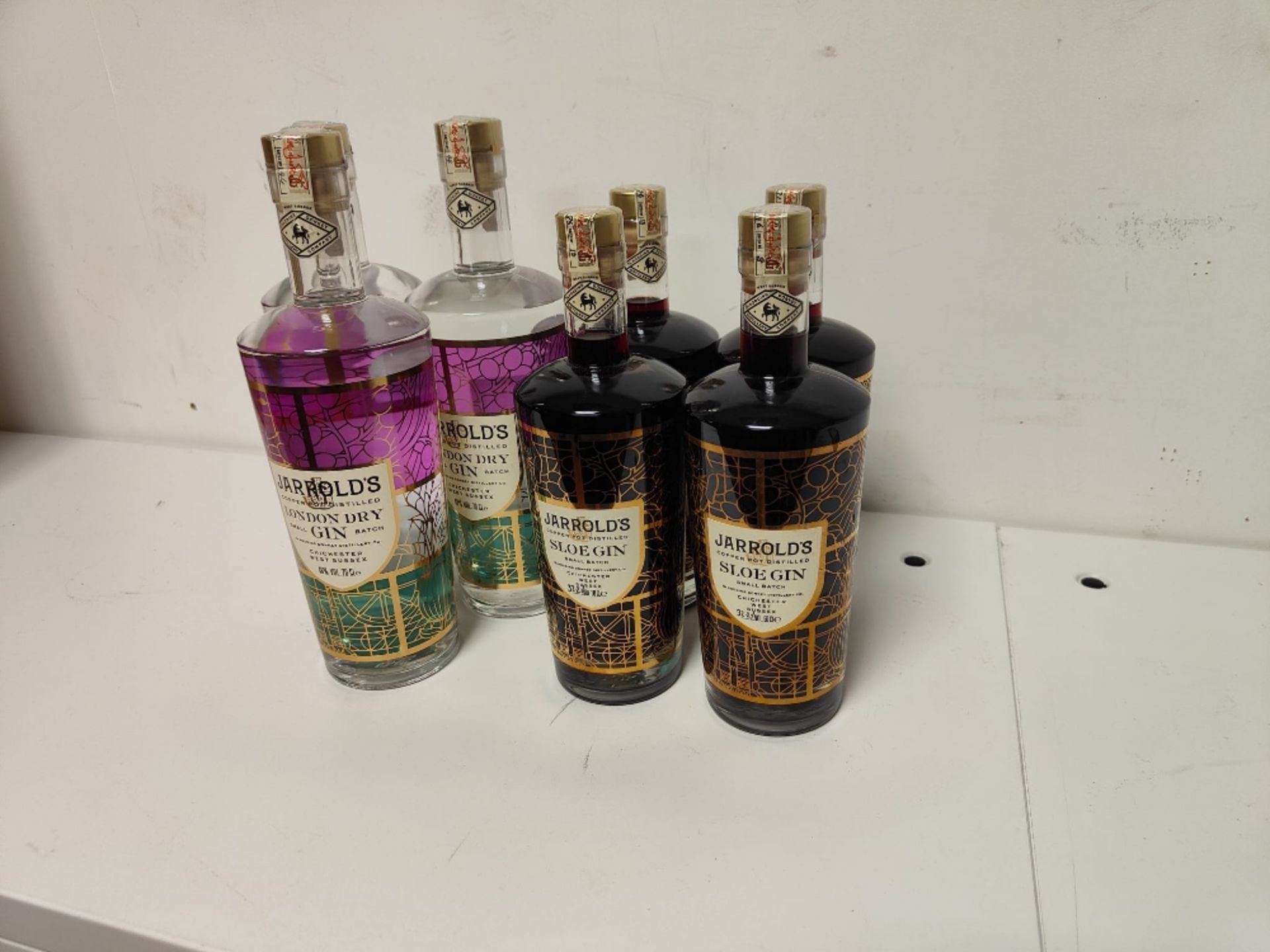 (7) Bottles of Jarrolds Gin to include