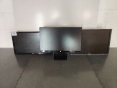 (3) 22" PC monitors