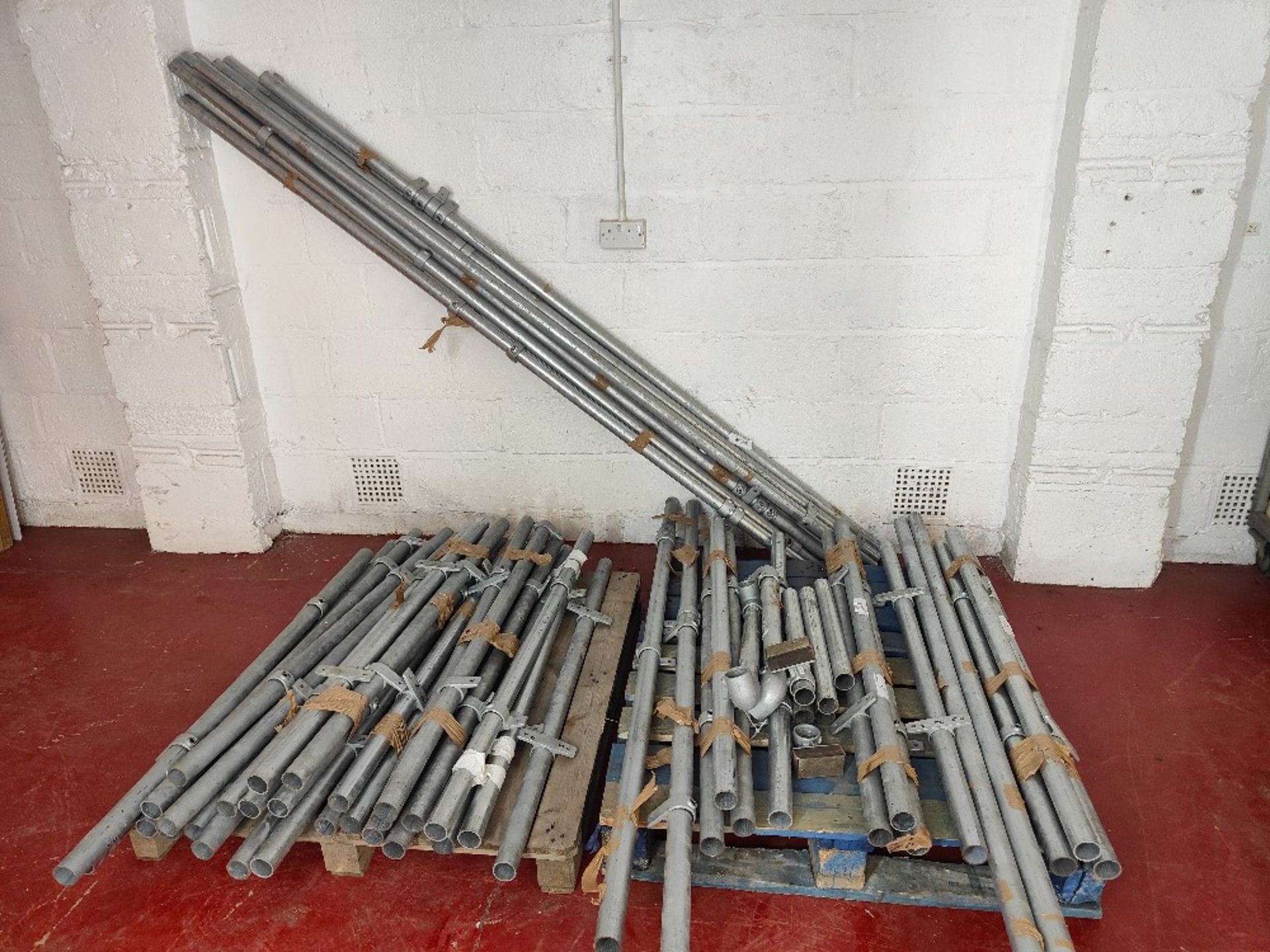 Large Quantity of reclaimed scaffolding and boards forming components of office desks - Image 9 of 19