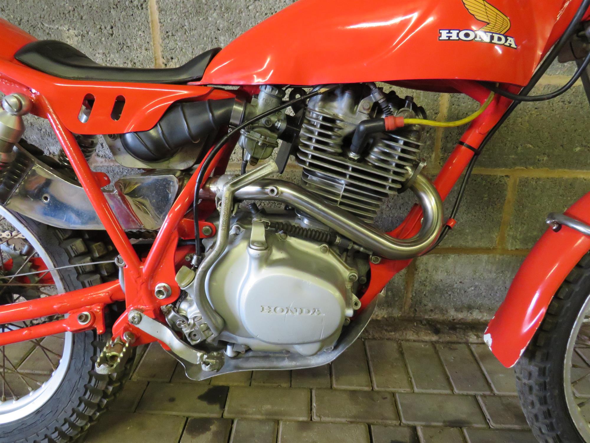 c.1985 Replica Honda RS200 Trials Bike 185cc - Image 4 of 10