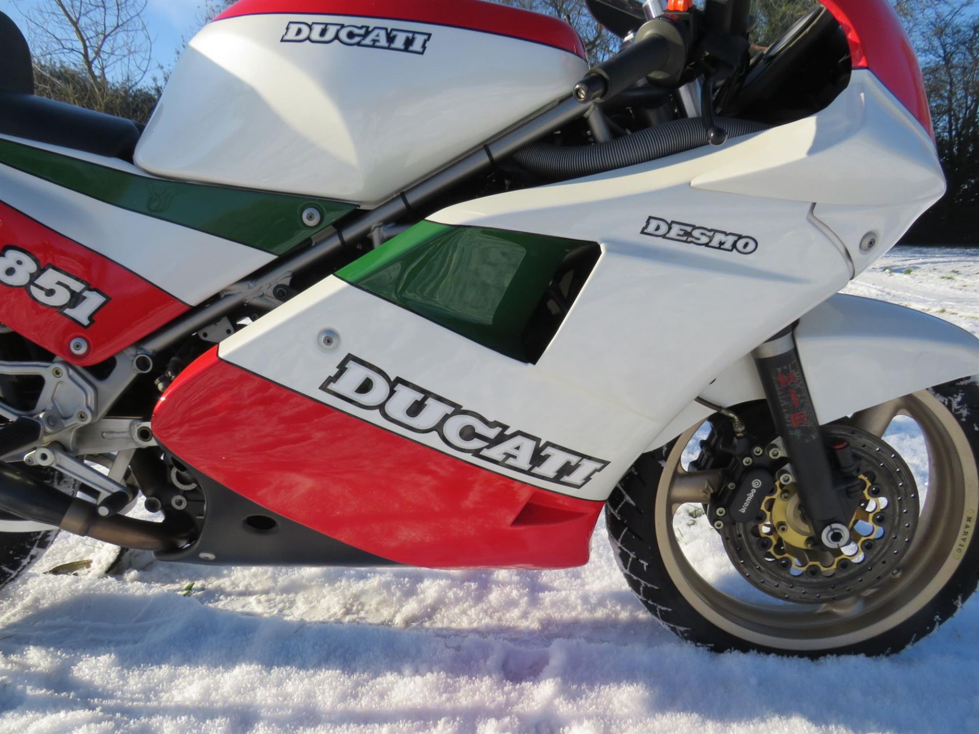 1988 Ducati 851S Kit Bike Tricolore 888cc - Image 3 of 10