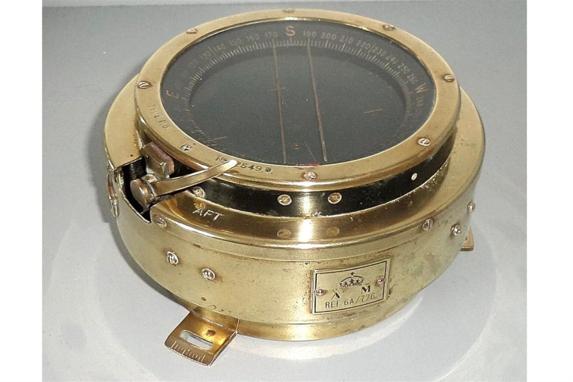 WWII Spitfire Compass- Air Ministry, Type P-8 REF. 6A/726 dating to 1943
