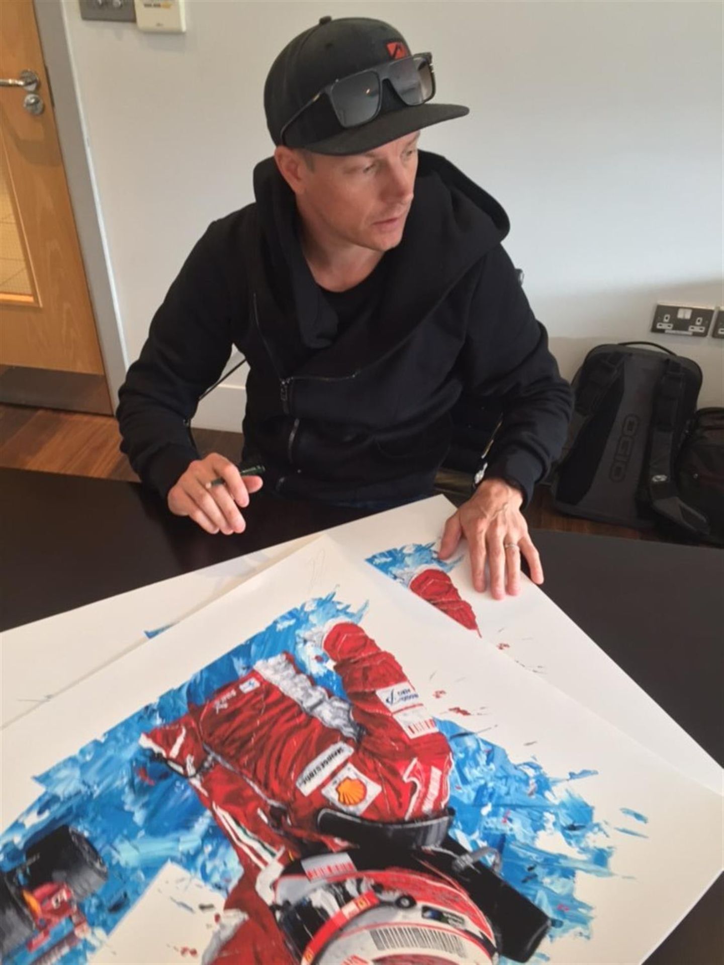 Framed Kimi Raikkonen-signed 2007 Limited Edition Print - Image 3 of 4