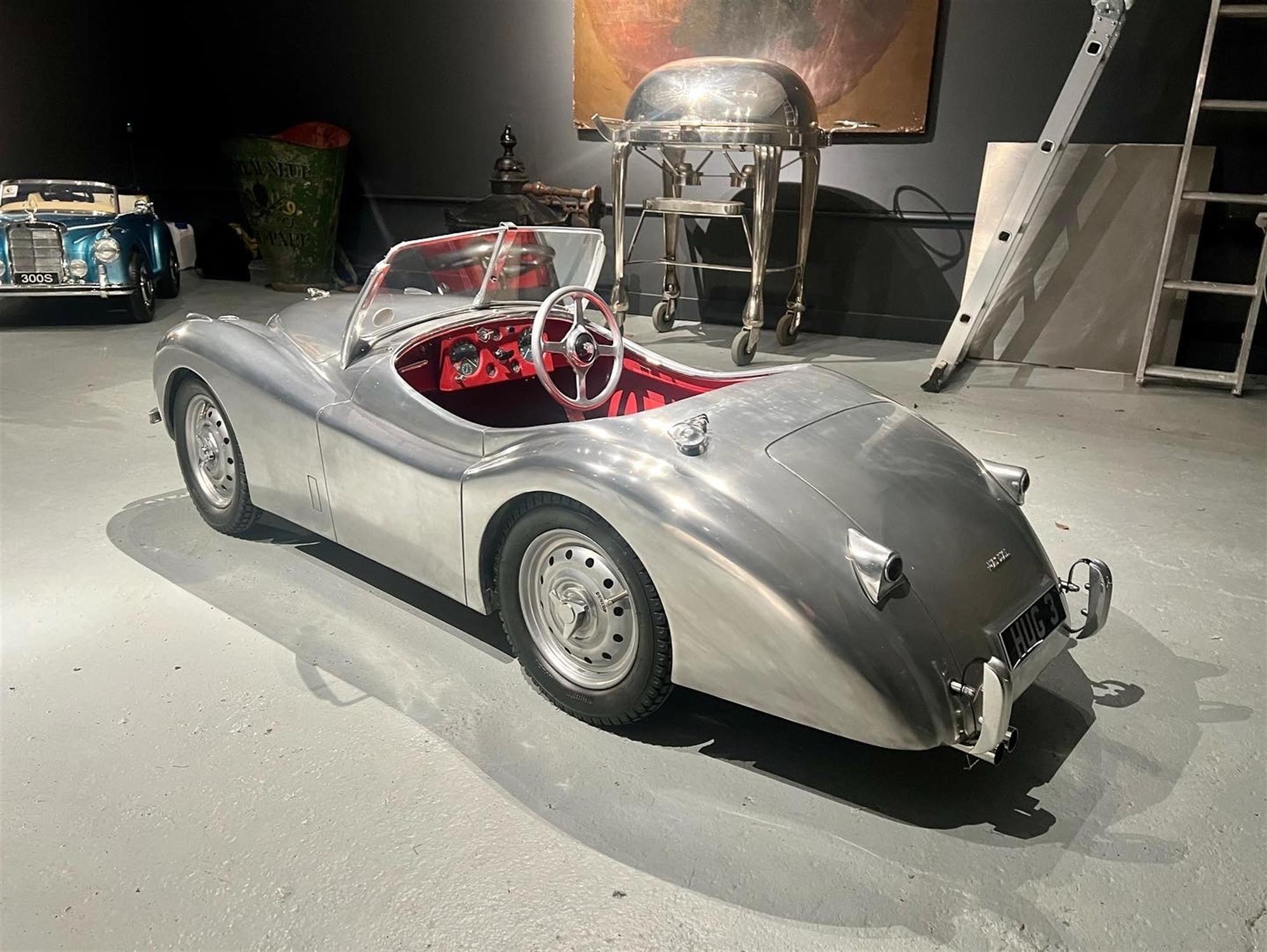 A Unique Polished Aluminium Bodied 1:2.5 Scale Electric XK120 - Image 7 of 10