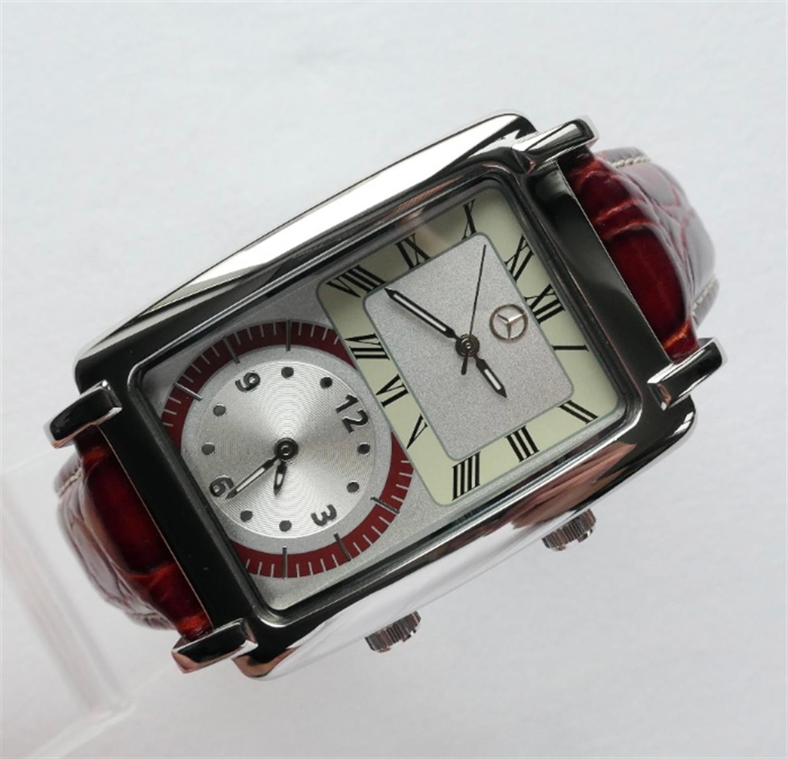 Mercedes-Benz Twin-Dial Dual-Time Wristwatch - Image 2 of 8