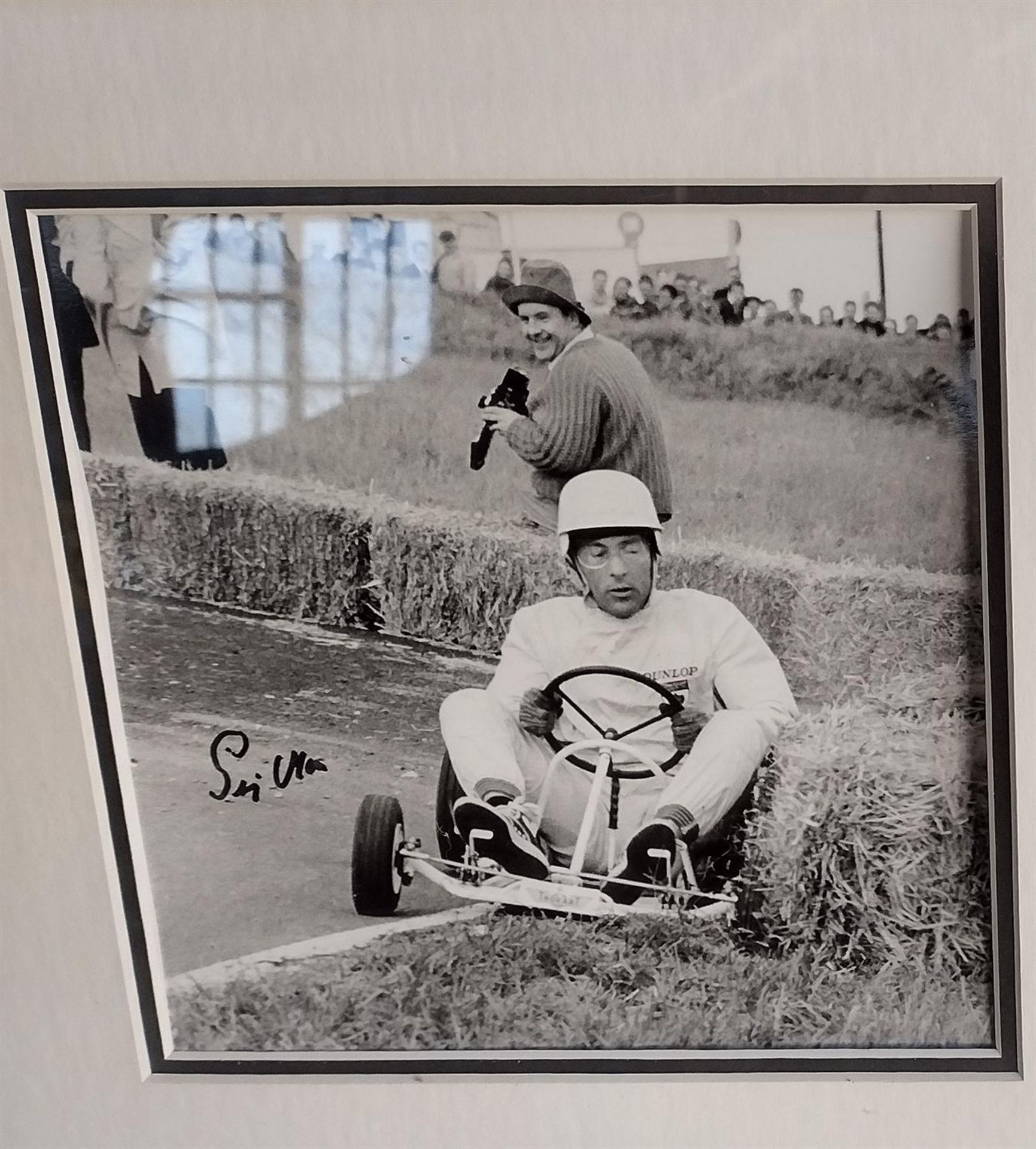 Stirling Moss (Signed) and Graham Hill Karting in 1959 - Image 3 of 4