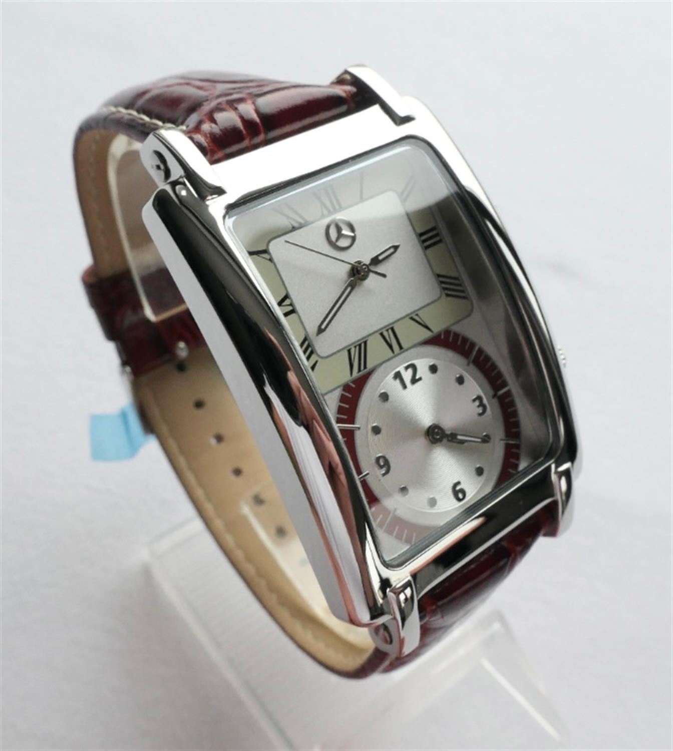 Mercedes-Benz Twin-Dial Dual-Time Wristwatch - Image 3 of 8