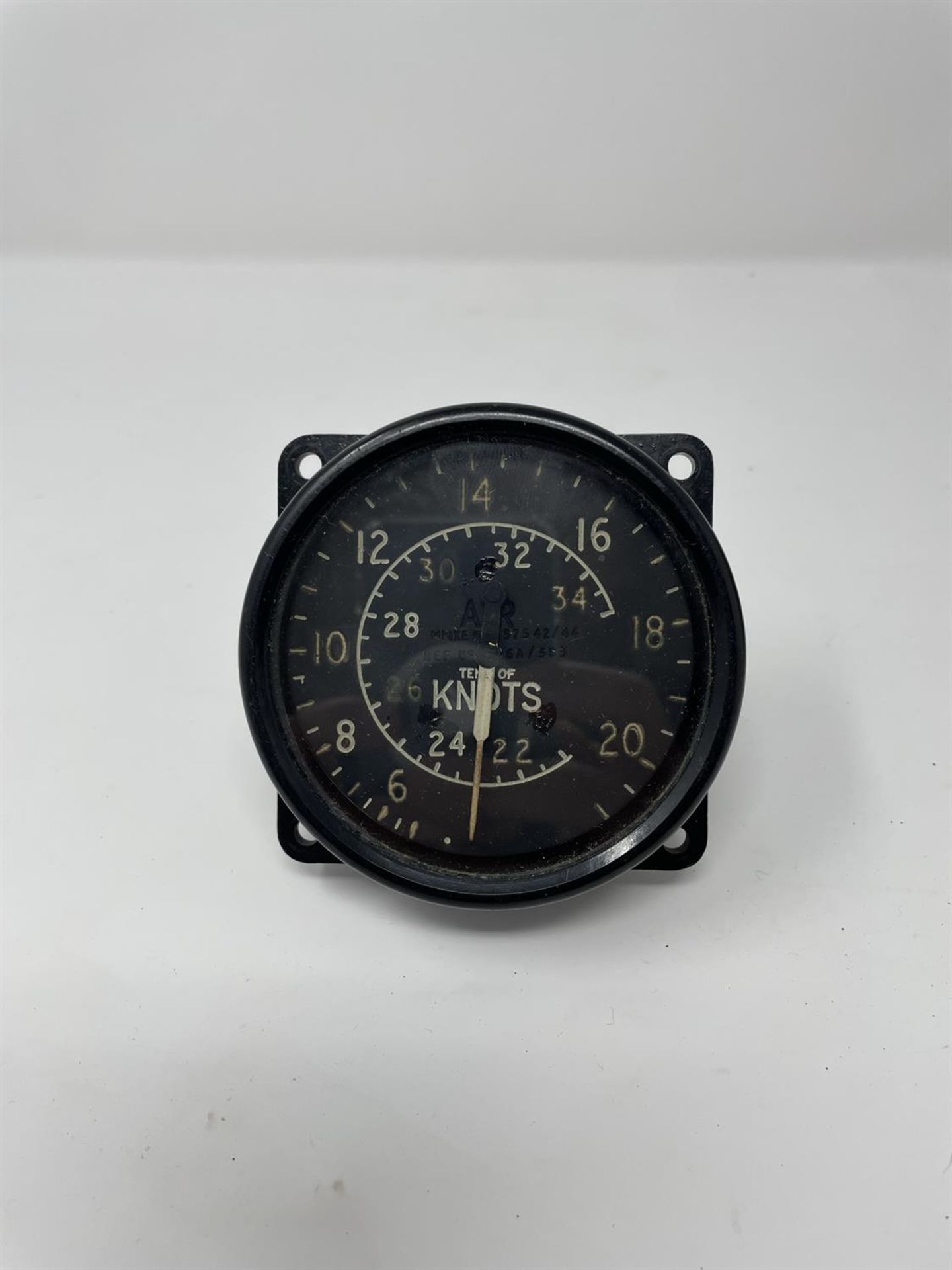 Airspeed Indicator in Knots with Period-Correct Box Dated 1944* - Image 2 of 10