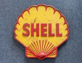 Rare, Original, Substantial Cast Metal Shell Sign c1930s
