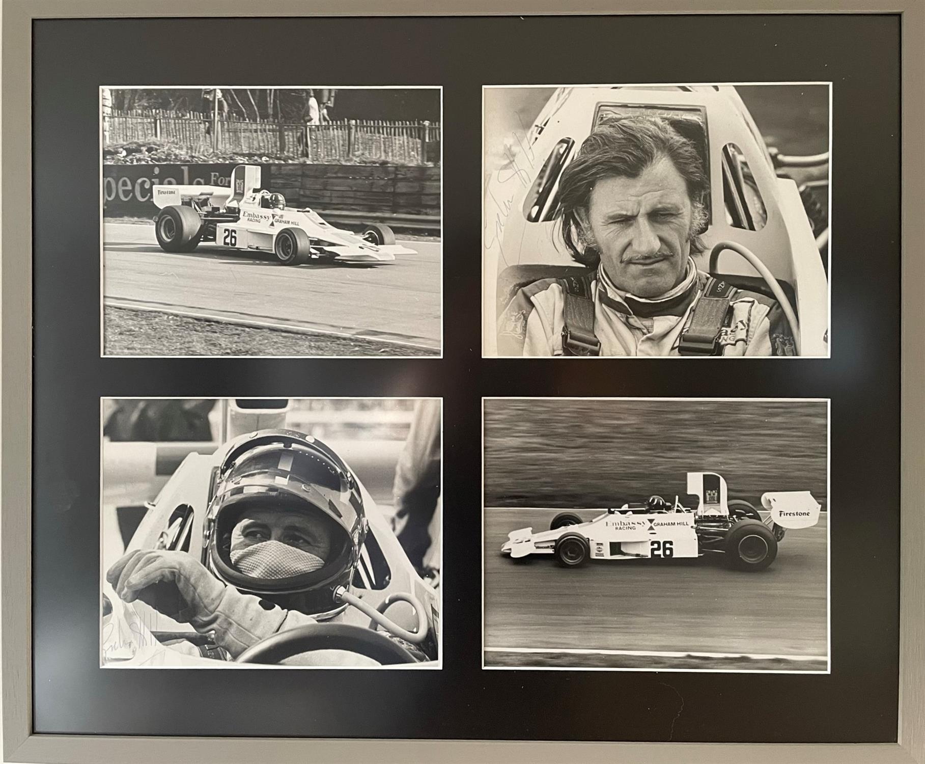 Four Original Photographic Prints of Graham Hill from the 1974 British Grand Prix* - Image 9 of 10