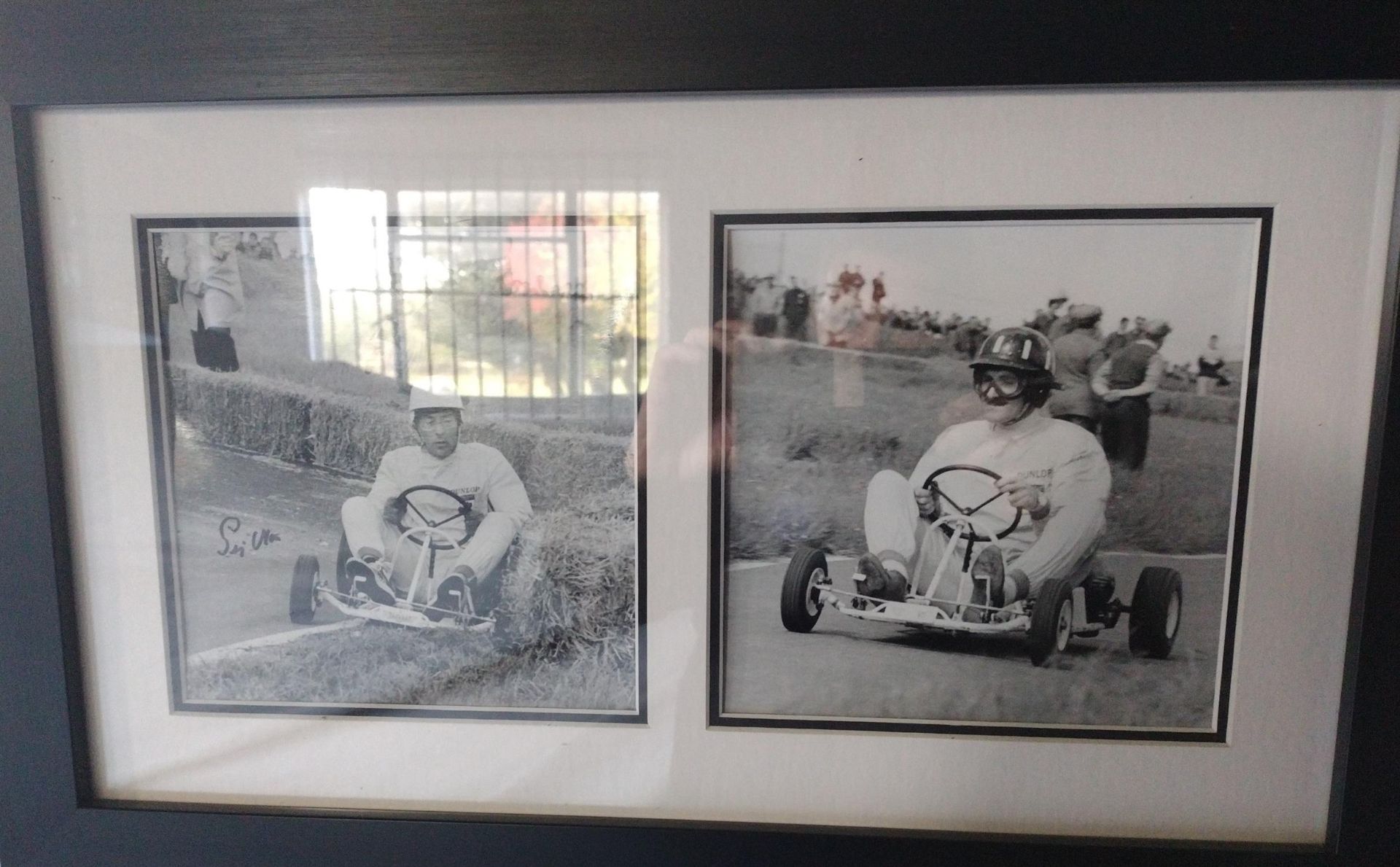 Stirling Moss (Signed) and Graham Hill Karting in 1959 - Image 2 of 4