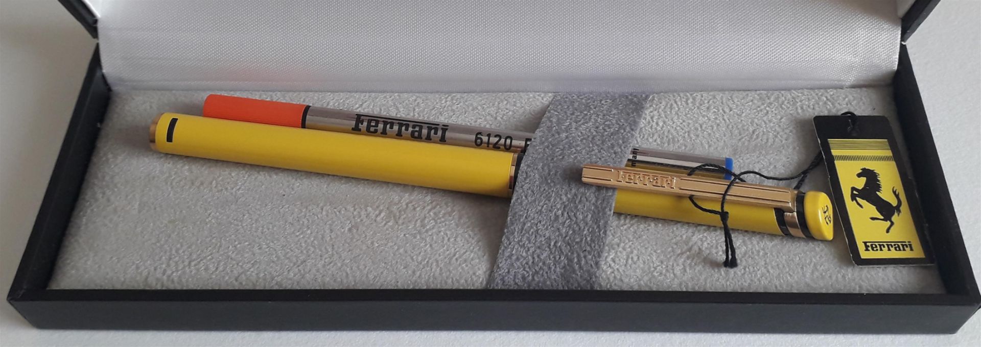 Ferrari Aurora Cartier Rare Yellow Stylos Rollerball Pen - Image 2 of 4