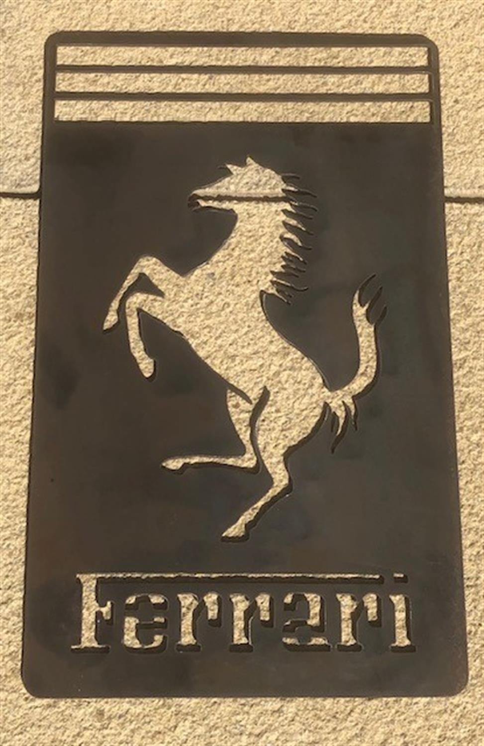 An Unusual 'Cavallino Rampante' Heavyweight Wall Sign - Image 2 of 4