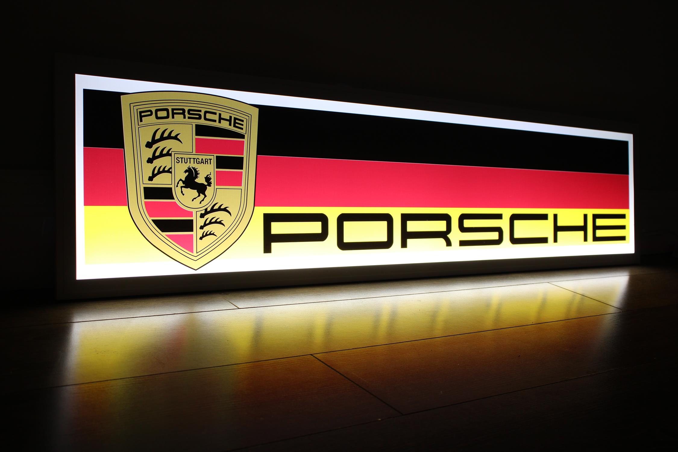 Porsche-Style Illuminated Sign - Image 4 of 10